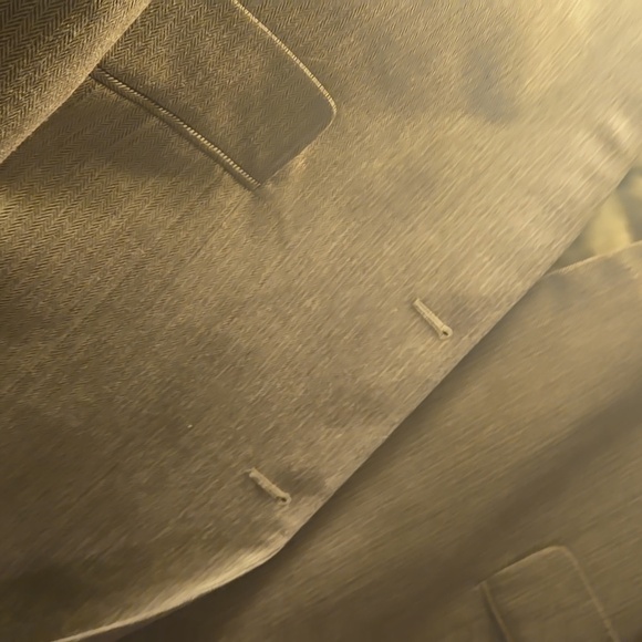 Jos. A. Bank Suit Coat pleated sport coat Jacket Blazer Silk Camel Djerf Avenue - Picture 7 of 14